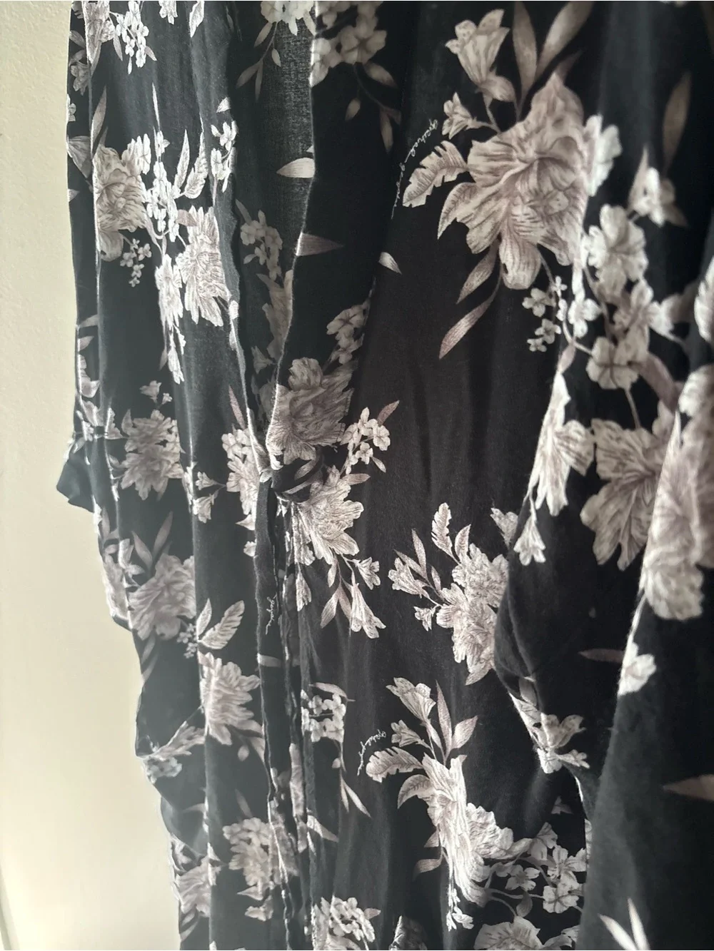 Spiritual Gangster Black Floral Maya Kimono 🖤